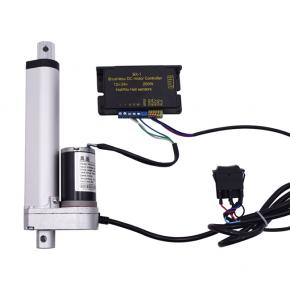 100% duty cycle brushless dc motor linear actuator  