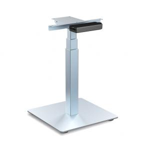 Single leg height adjustable desk frame